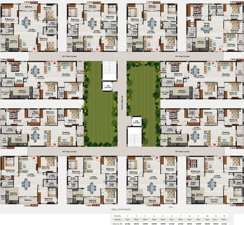 Images for Cluster Plan of Sri Viswa Jaithri Constructions KVR Kailash Heights