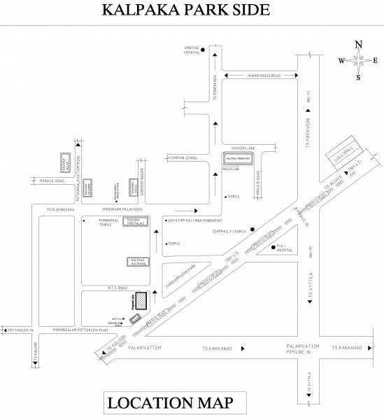 Images for Location Plan of Kalpaka Parkside Apartments