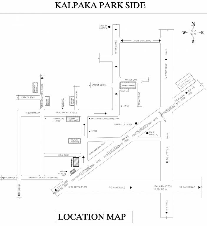 Images for Location Plan of Kalpaka Parkside Apartments