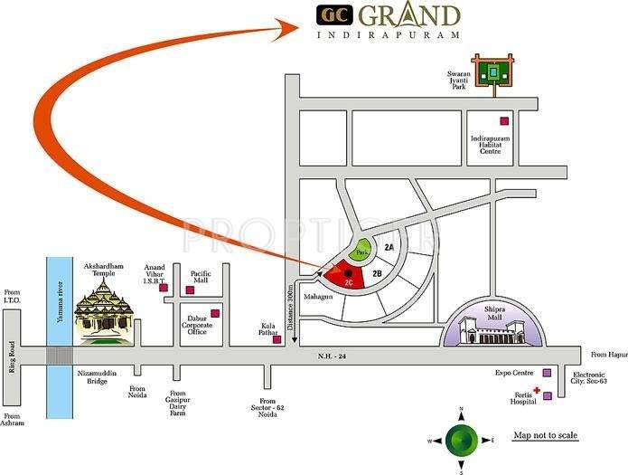 grand Images for Location Plan of Gulshan Homz Grand