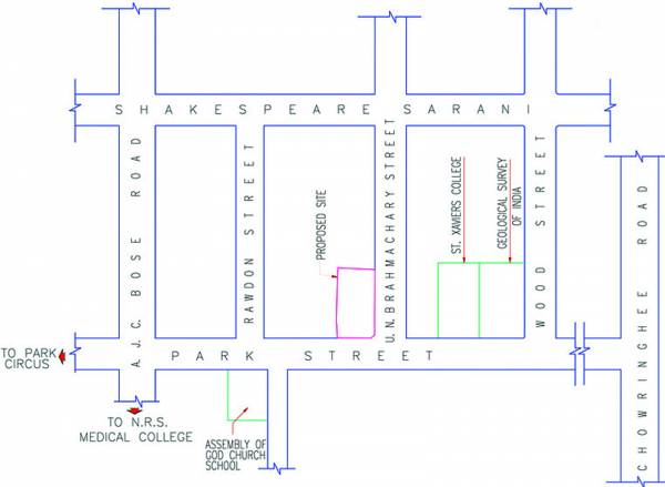 Images for Location Plan of Swastic Asim Shova