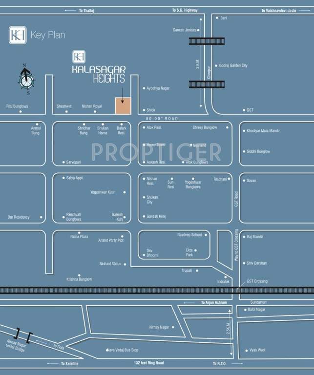  kalasagar heights Images for Location Plan of Navkar Kalasagar Heights