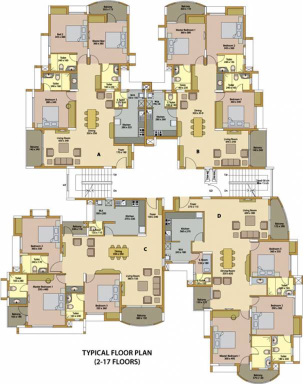 Images for Cluster Plan of Skyline Townscape