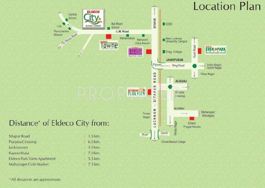  city Images for Location Plan of Eldeco City
