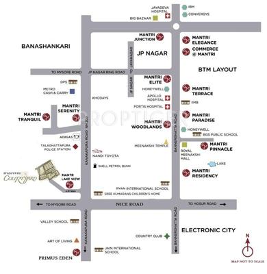  courtyard Images for Location Plan of Mantri Courtyard