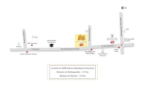  splendour Images for Location Plan of Appaswamy Splendour