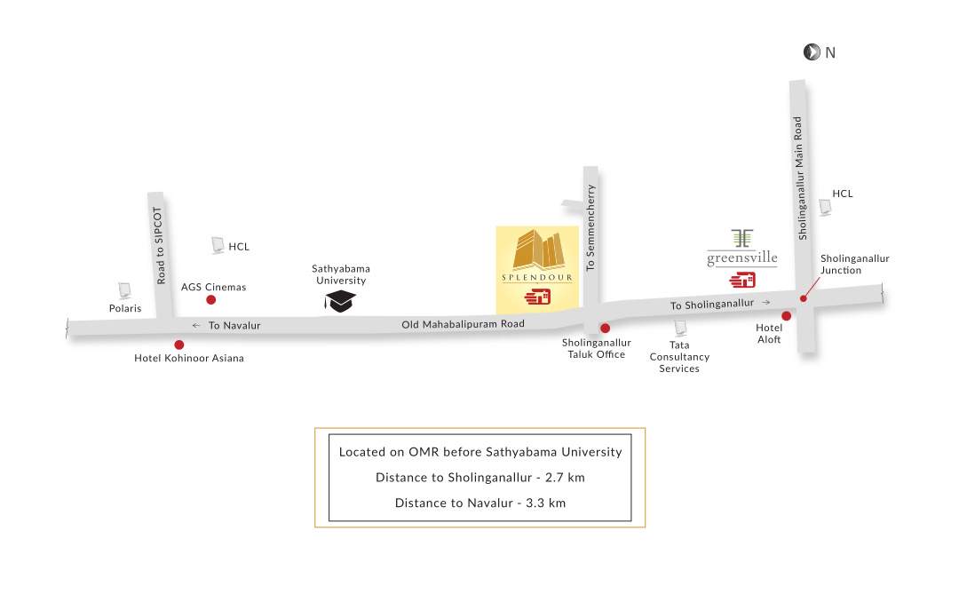  splendour Images for Location Plan of Appaswamy Splendour