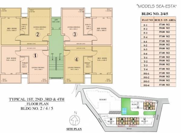 clusterPlan of Models Sea Esta