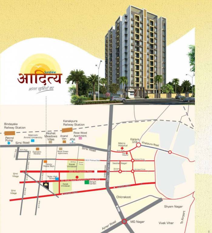  sunshine aditya Location Plan