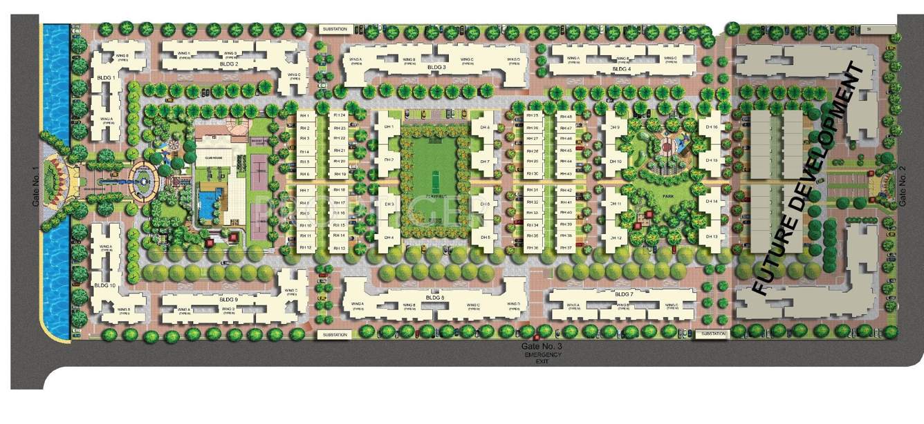 bloomdale villa Images for Layout Plan of Mahindra Bloomdale Villa