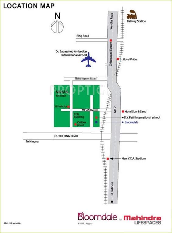 bloomdale villa Images for Location Plan of Mahindra Bloomdale Villa