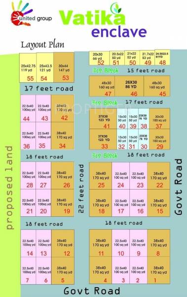 Images for Layout Plan of United Vatika Enclave AB Images for Layout Plan of United Vatika Enclave AB