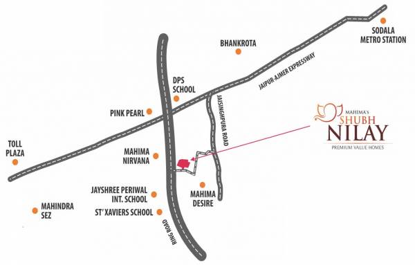 Images for Location Plan of Mahima Shubh Nilay Images for Location Plan of Mahima Shubh Nilay
