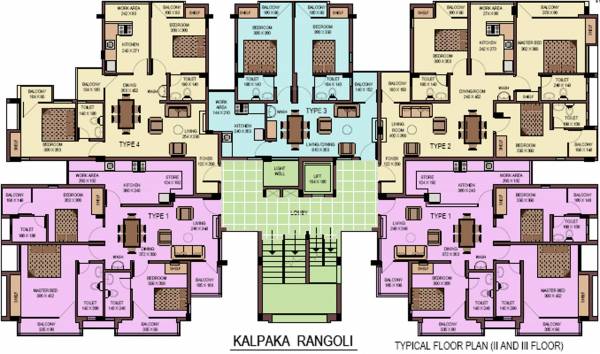 Images for Cluster Plan of Kalpaka Builders Rangoli
