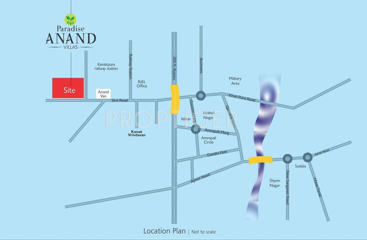 paradise anand Images for Location Plan of Paradise Paradise Anand