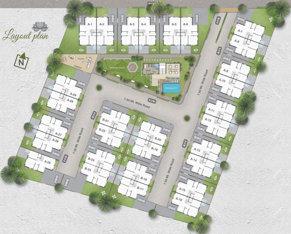 green Images for Layout Plan of Divine Green