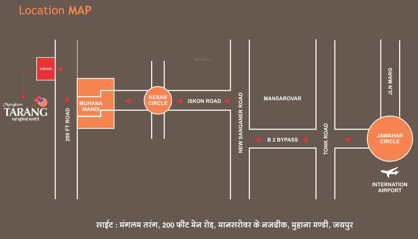  tarang Images for Location Plan of Manglam Tarang