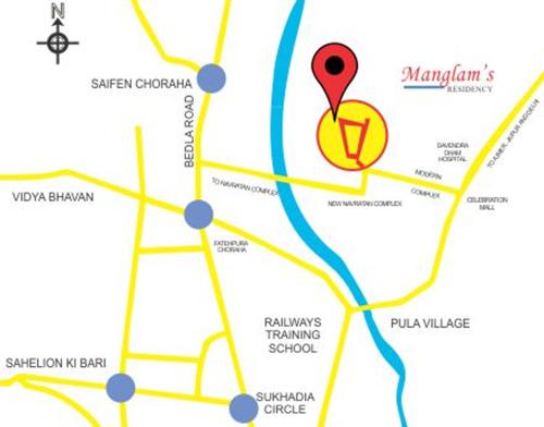  residency-jhunjhunu Images for Location Plan of Manglam Residency Jhunjhunu