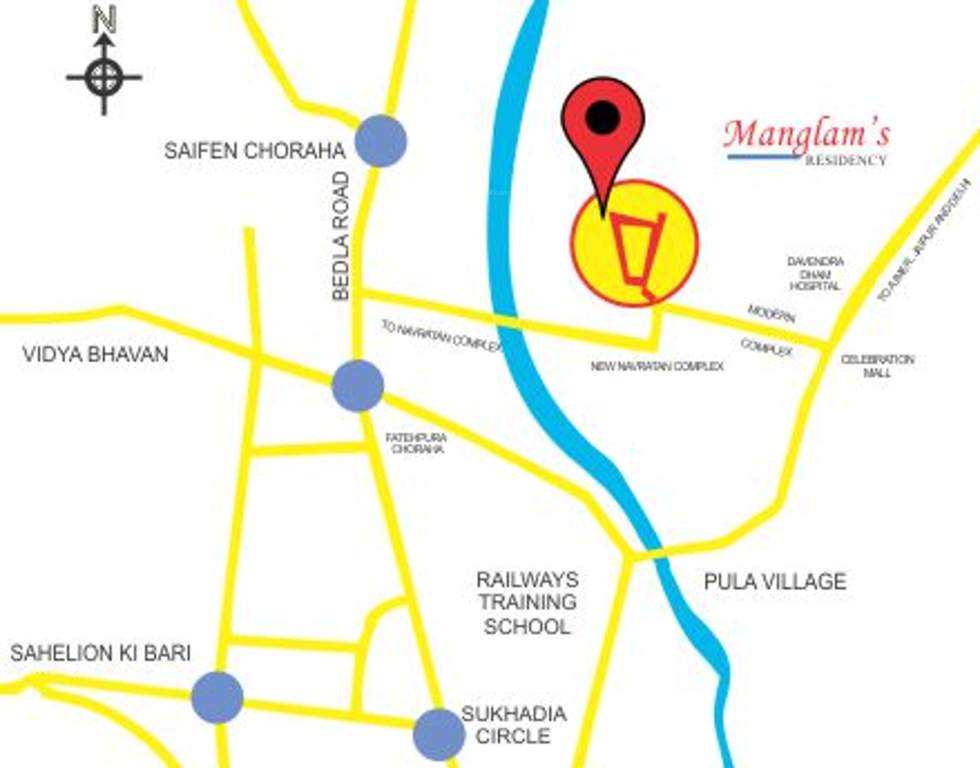  residency jhunjhunu Images for Location Plan of Manglam Residency Jhunjhunu