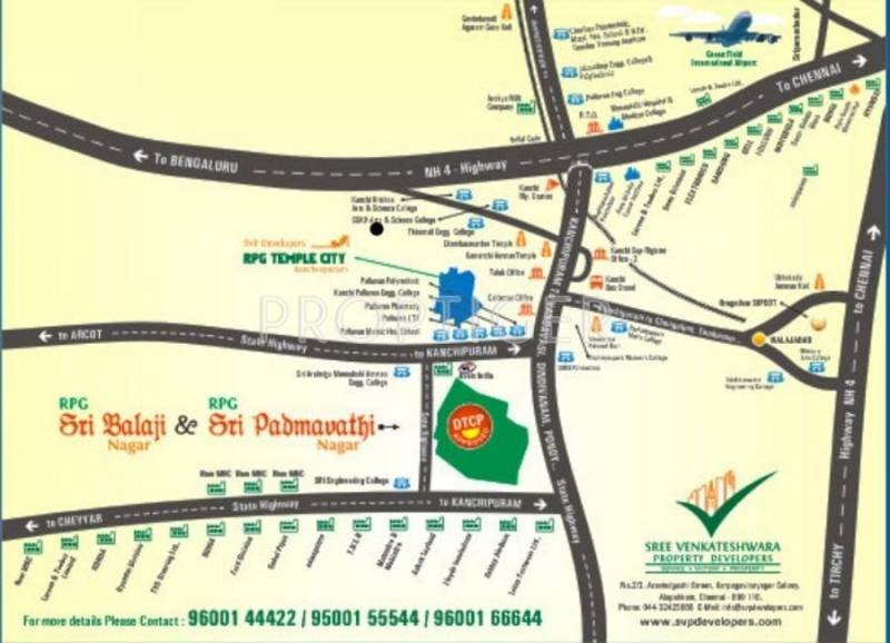 SVP Developers RPG Sri Balaji Location Plan