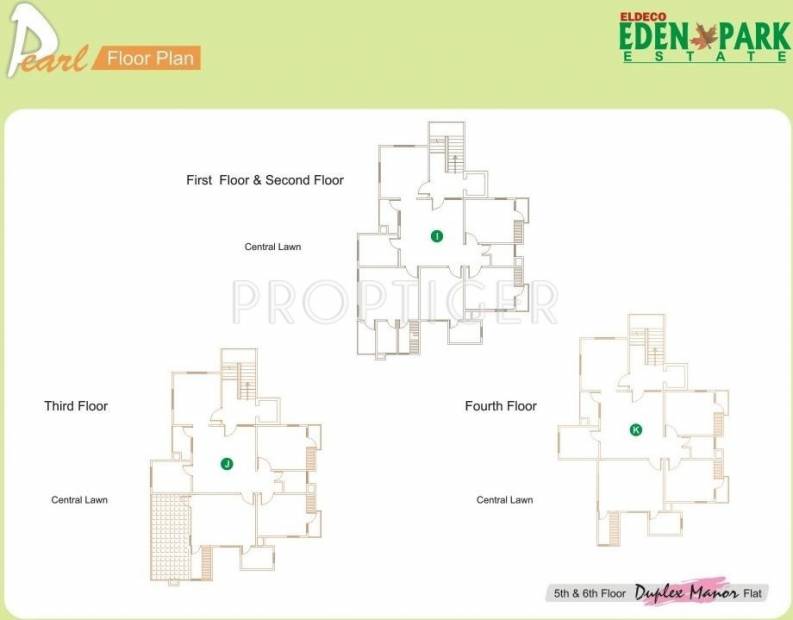 Images for Cluster Plan of Eldeco Eden Park Estate