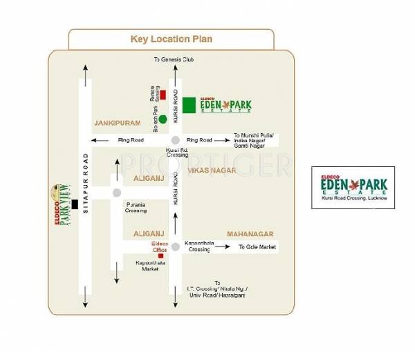 Images for Location Plan of Eldeco Eden Park Estate