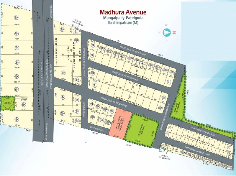 Images for Layout Plan of Madhu Madhura Avenue