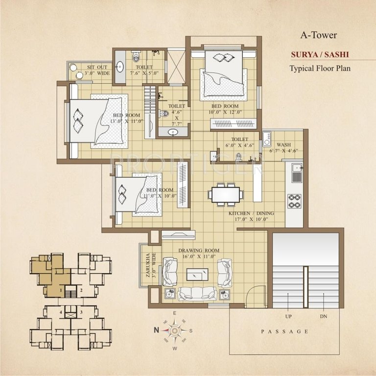  galaxy Surya Cluster Plan