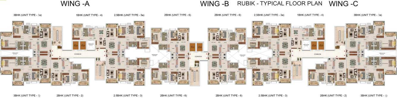 park cubix Images for Cluster Plan of Salarpuria Sattva Park Cubix
