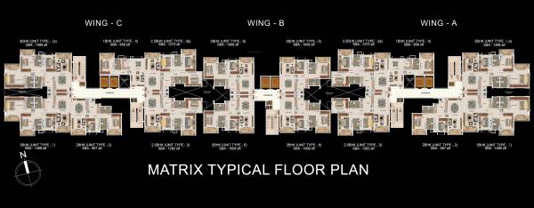  park-cubix Rubik (Wing A) Cluster Plan