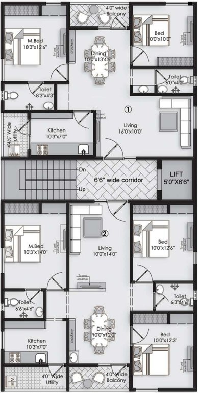 Images for Cluster Plan of Vaishno Squre