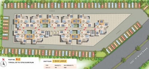  dwarika-apartments Images for Cluster Plan of Manglam Dwarika Apartments