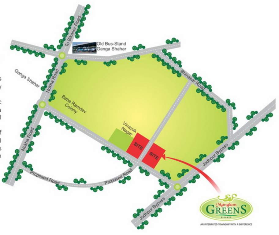 Images for Location Plan of Mangalam Greens Bikaner
