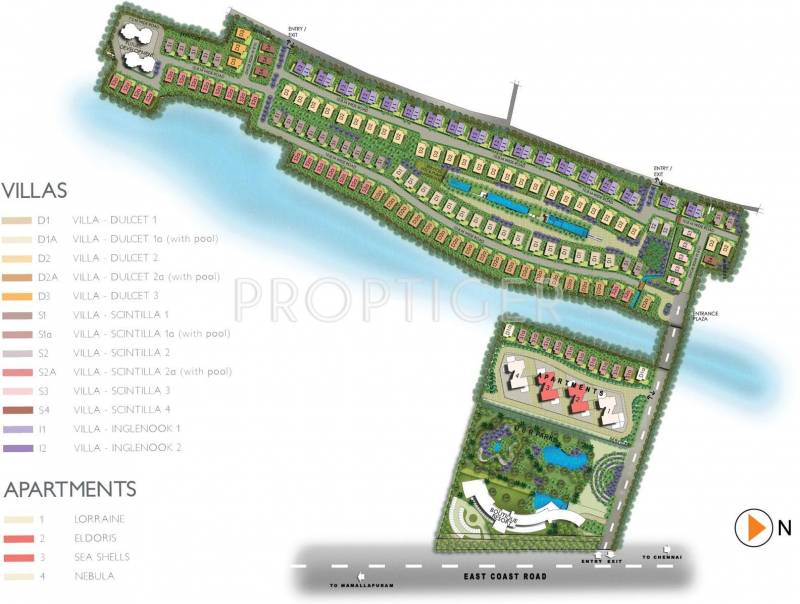 Images for Site Plan of Olympia Reflection Villas