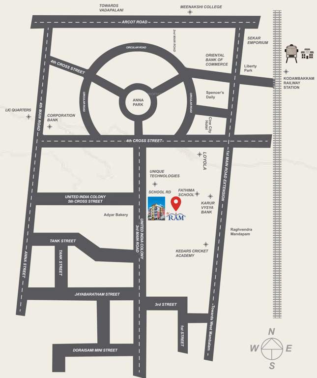 Images for Location Plan of Mettupakkam MF Ram