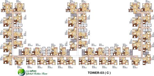  global-techies-town Images for Cluster Plan of GM Global Techies Town