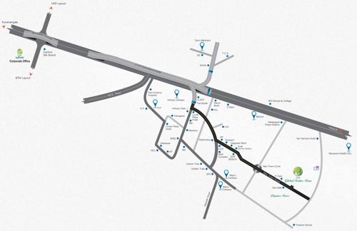  global-techies-town Images for Location Plan of GM Global Techies Town