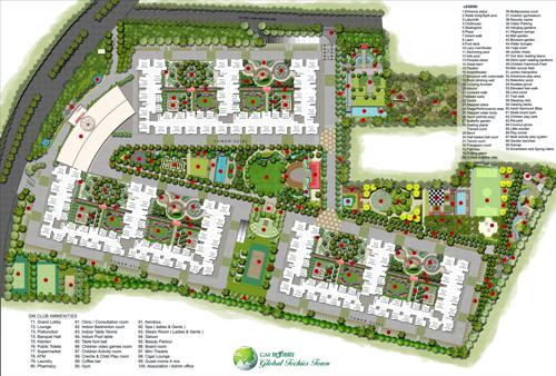  global-techies-town Images for Master Plan of GM Global Techies Town