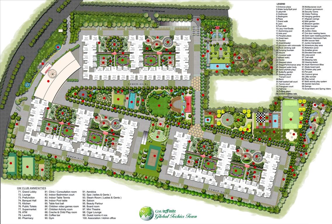  global techies town Images for Master Plan of GM Global Techies Town