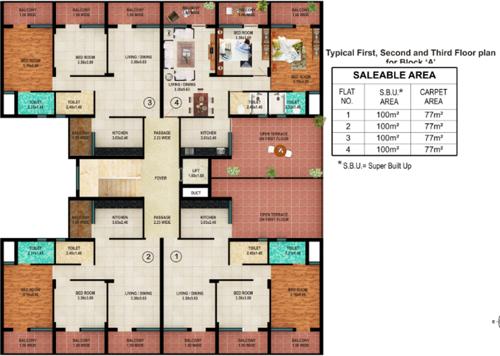 Images for Cluster Plan of Raj Raj Aguiar Enclave