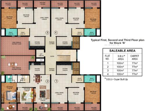 Images for Cluster Plan of Raj Raj Aguiar Enclave