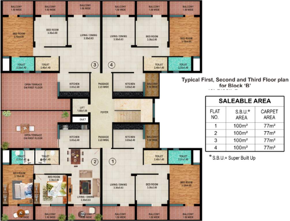 Images for Cluster Plan of Raj Raj Aguiar Enclave