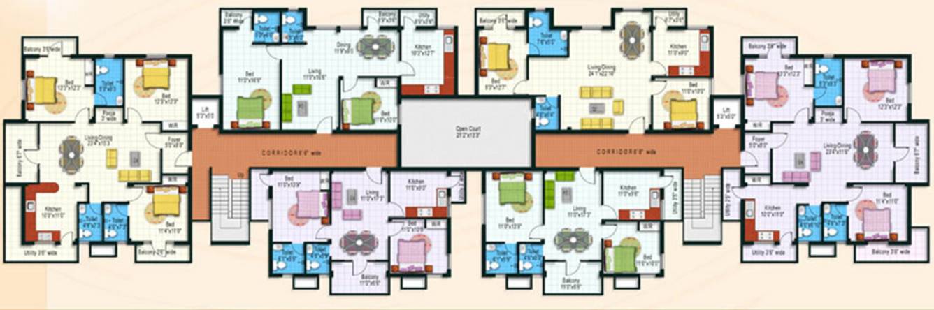 Images for Cluster Plan of SSB Sai Thilagam