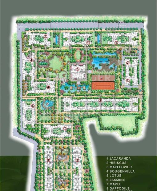 Images for Master Plan of Adarsh Developers Palm Retreat Tower 1