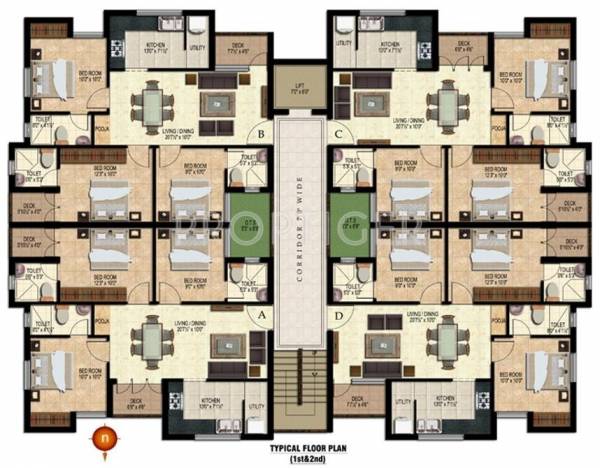 Images for Cluster Plan of Arasur Builders Aashirwad