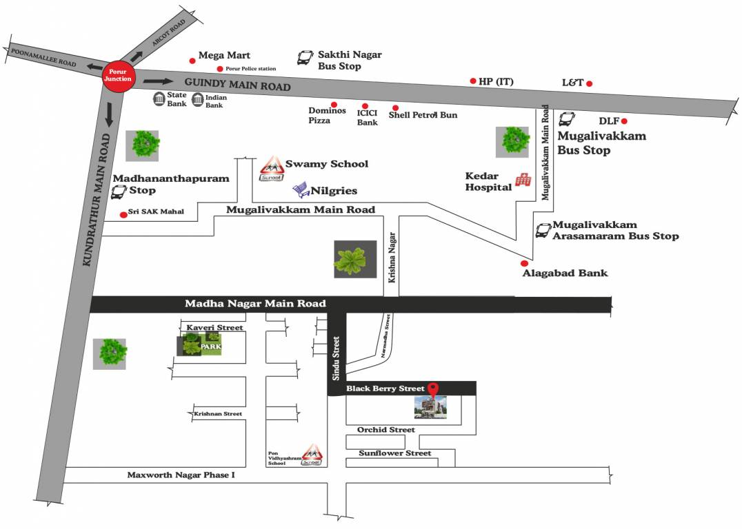  galaxy Location Plan