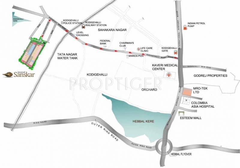 Images for Location Plan of Sreenidhi Realtors Jeevanadi Sanskar