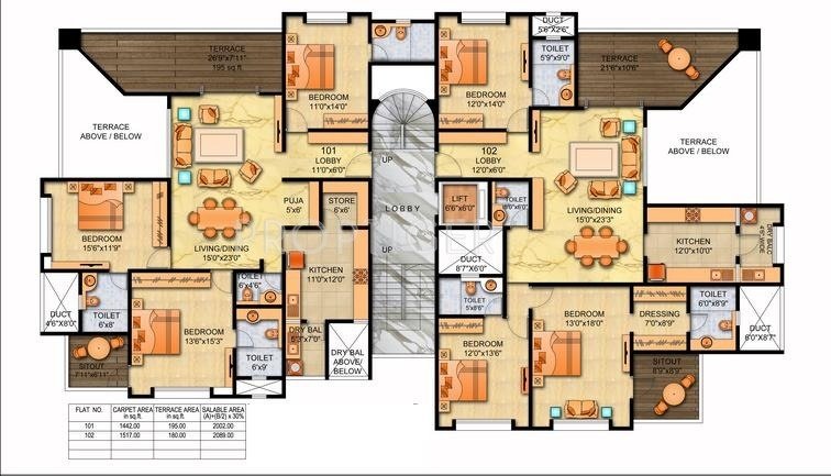 Images for Cluster Plan of Sainath Buidcon 9Sunstone