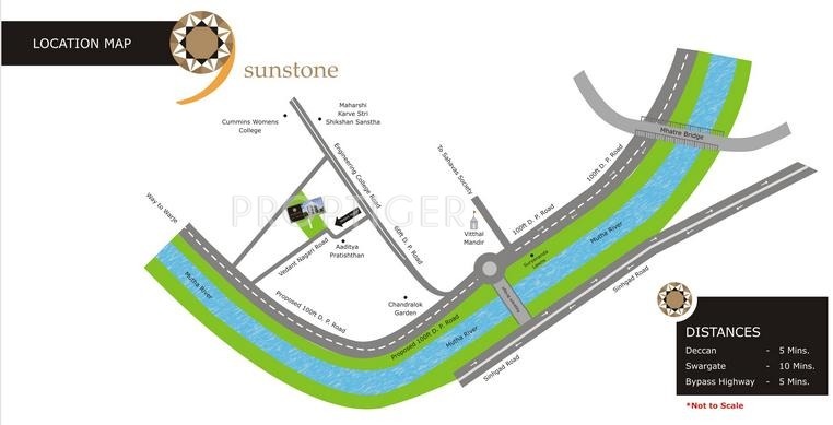 Sainath Buidcom 9Sunstone Location Plan