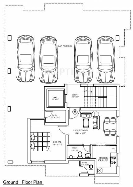 Images for Cluster Plan of Jasmine Hariharan Flats